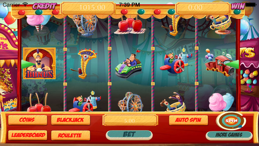 A Amuse Slots Park Mania - Super Casino Blackjack Roulette Spin Money Vegas