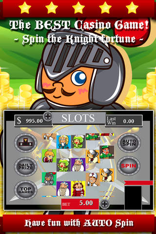 AAA Crazy Knight Slots - Brave to swipe the epic legend wheel to crush kingdoms screenshot 2