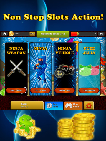 【免費遊戲App】Ninja Slots - Fire Age Slot Machine Game For Ninjas War To Win XP LT Free-APP點子