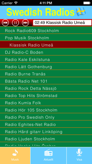 【免費音樂App】Swedish Radios-APP點子