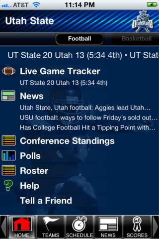 Utah State Aggies SuperFans screenshot 2