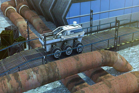 3D Moon Parking - Real Lunar Space Simulation Truck Driving Games screenshot 4
