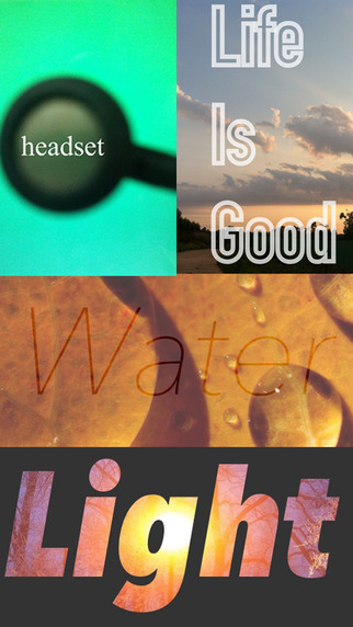Mask - text mask on image photo montage editing and picture frame effects