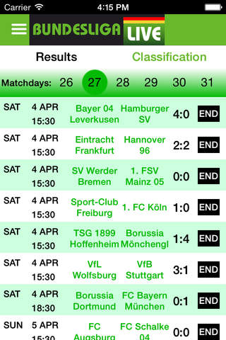 Bundesliga Live screenshot 3