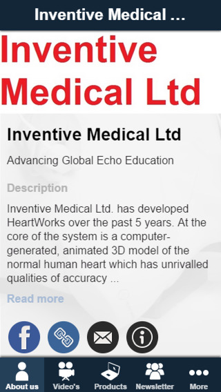 【免費醫療App】Inventive Medical Ltd-APP點子