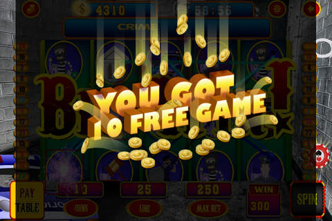 777 Underworld Crime Slots Casino - New Jackpot City Slot Machine Games Empire Free screenshot 3