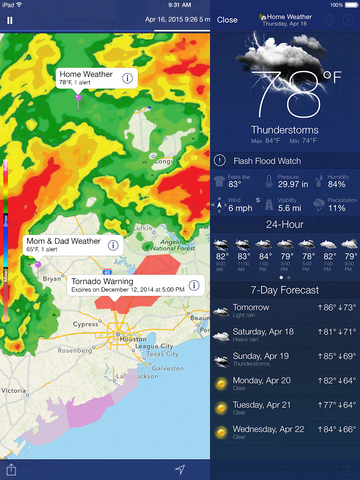 【免費天氣App】NOAA Radar Pro – Severe Weather Alerts and Forecast-APP點子