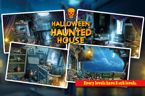 Halloween Haunted House Hidden Object Game screenshot 2