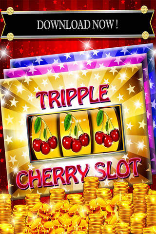 Triple Cherry Slots : Big hit classic 777 Slot Machine Game with Jackpot screenshot 3