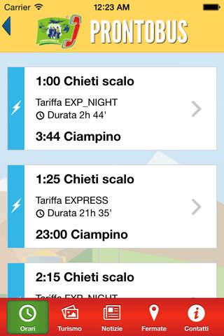 Prontobus Italia screenshot 2
