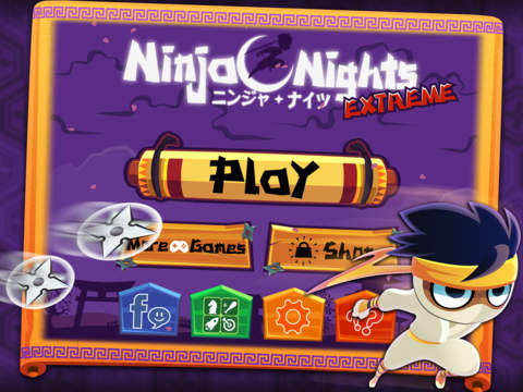 【免費遊戲App】Ninja Nights Extreme - Arcade Runner Adventure of the Ninjutsu Warrior-APP點子