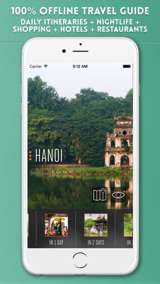 Hanoi Travel Guide with Offline City Street Maps