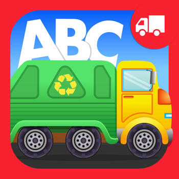 ABC Garbage Truck Free - an alphabet fun game for preschool kids learning ABCs and love Trucks and Things That Go LOGO-APP點子