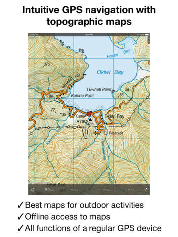 【免費交通運輸App】Topo GPS New Zealand-APP點子