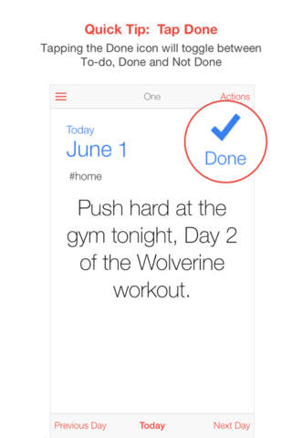 One – get productive, one task at a time screenshot 2