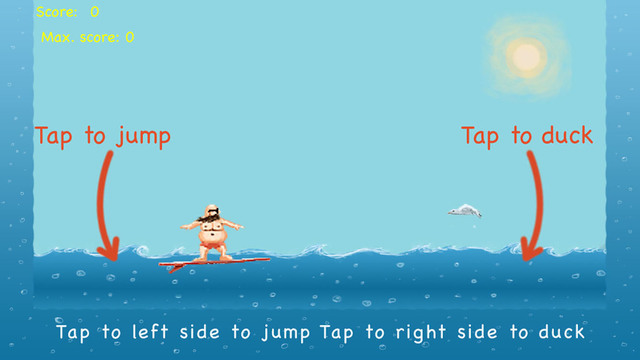 【免費遊戲App】Fat Jim: Surf or Die!-APP點子