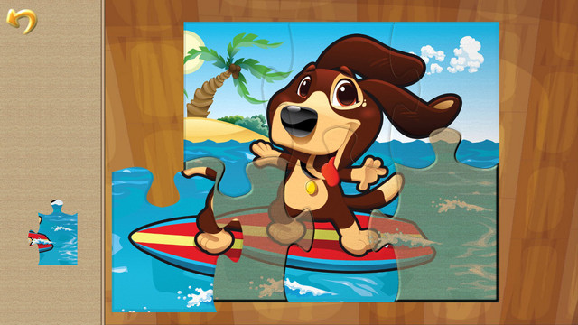 Cute Dogs Jigsaw Puzzles for Kids and Toddlers - Preschool Learning by Tiltan Games