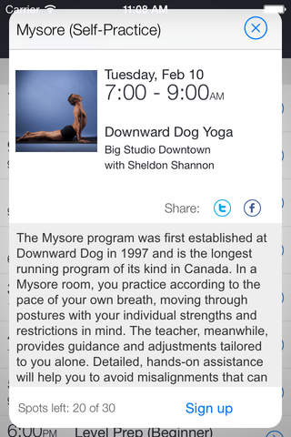 Downward Dog Yoga Centre screenshot 2