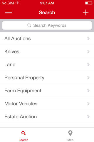WI Auctions screenshot 2