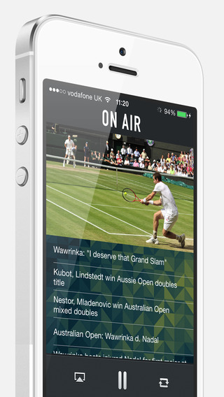 Tennis Live Commentary Radio