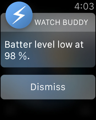 【免費工具App】PG Watch Buddy - Low battery alert on Watch-APP點子