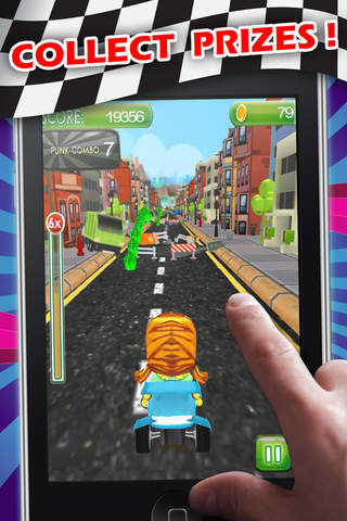 Heidi Double Jump Go Kart Adventure - FREE - Girl Car Racing Super Dash screenshot 2