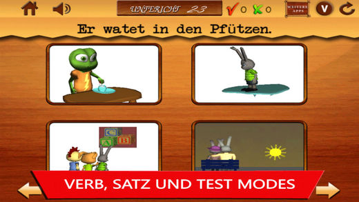 【免費教育App】Verben für kinder- Teil 2-APP點子