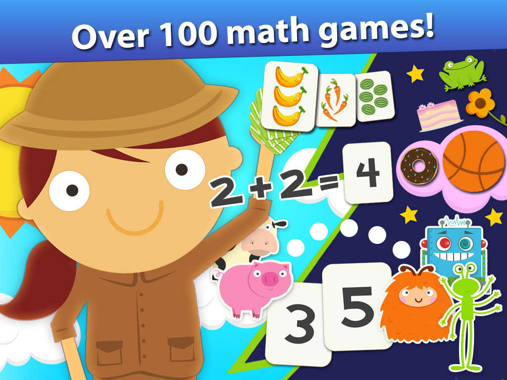 free math games for kindergarten