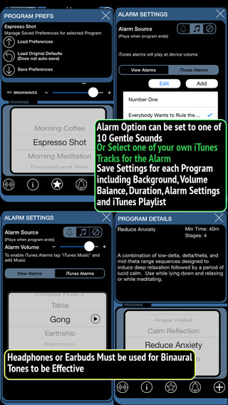 【免費健康App】Brain Wave ™ - 32 Advanced Binaural Brainwave Entrainment Programs with iTunes Music and Relaxing Ambience-APP點子