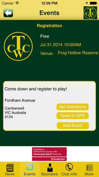 【免費運動App】Trinity Willison Cricket Club-APP點子