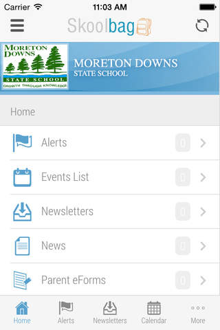 Moreton Downs State School - Skoolbag screenshot 2