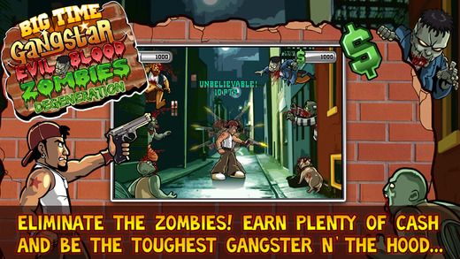 【免費遊戲App】Big Boy Gangstar Shooter: Evil Blood Zombies Degeneration, Free Game-APP點子