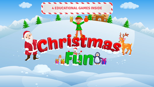 Christmas Fun Free - All in One Christmas Puzzle Coloring and Activity Center for Preschool Kids