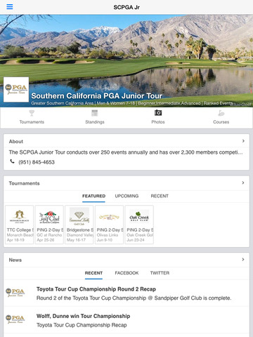 【免費運動App】Southern California PGA - Junior Tour-APP點子