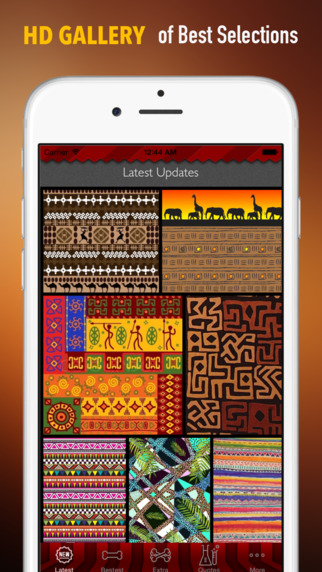 African Print Wallpapers HD: Quotes Backgrounds with Traditional Fabric Patterns