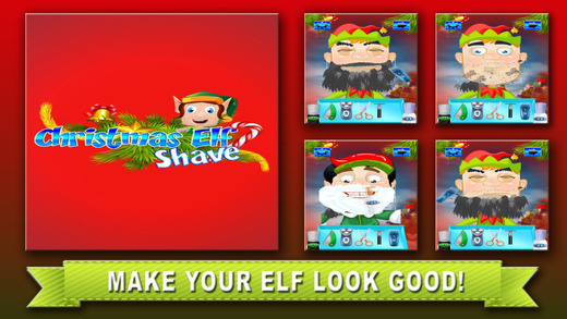 Aaaah Christmas Elf Shave Me Santa Hair Beauty Salon Toca Pro