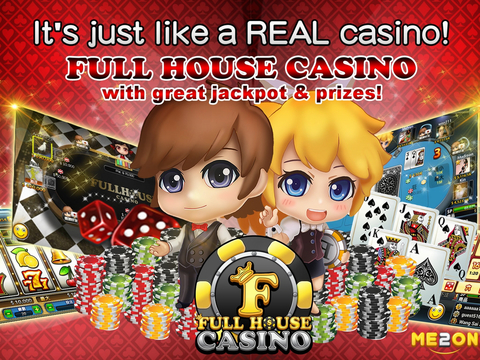 【免費遊戲App】Full House Casino HD-APP點子