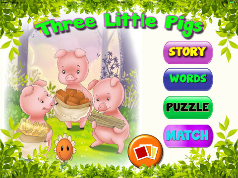Story of the Three Little Pigs Play and Learn