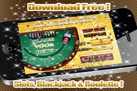 AAA Aawesome Diamond Casino Roulette, Blackjack and Slots - 3 games in 1 screenshot 2