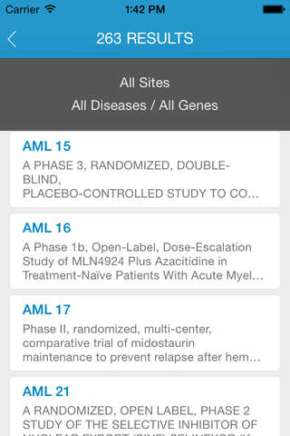 mySCRI Clinical Trial Review screenshot 2