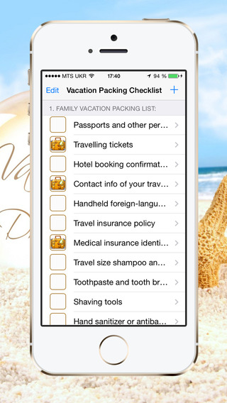 【免費旅遊App】Vacation Packing Checklist-APP點子