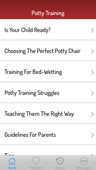 Potty Training Guide For Kids - Parents App