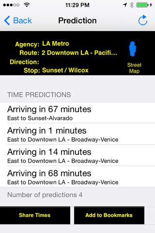 Los Angeles Metro Instant Bus Finder + Street View + Nearest Coffee Shop + Share Bus Map screenshot 4