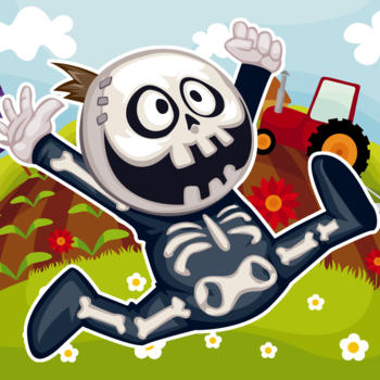 Zombie boy jump farm LOGO-APP點子