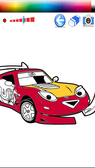 Coloring Page for Car Edition