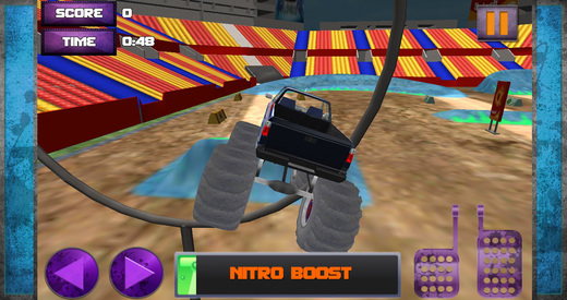 【免費遊戲App】Monster Truck Racing 3D-APP點子