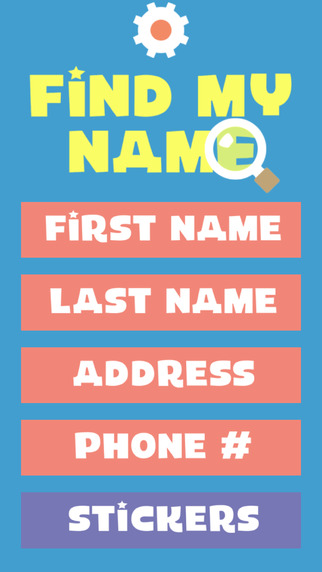 Find My Name - Teach preschoolers to recognize their own name