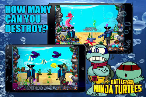 Battle Ninja Pro - The Underwater Mutants Warriors Battle screenshot 2