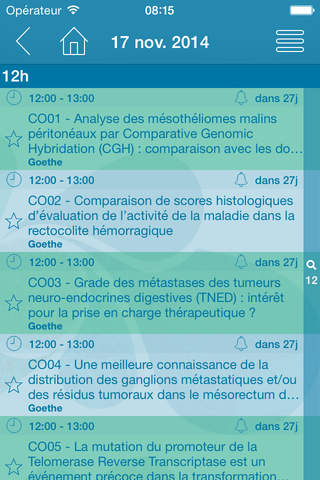 Carrefour Pathologie 2022 screenshot 3