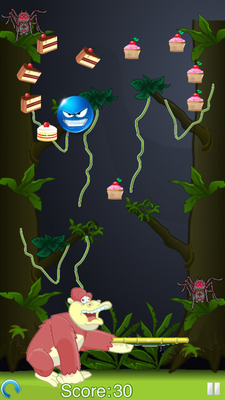 【免費遊戲App】Hungry Monkey with cake-APP點子